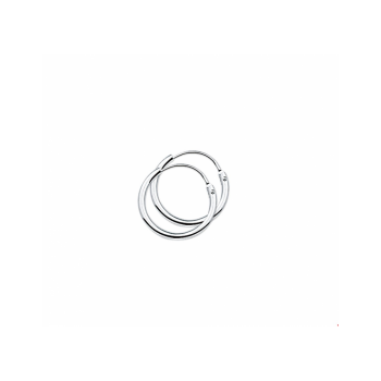 Zilver oorringen 15mm x 1.3mm - 619207