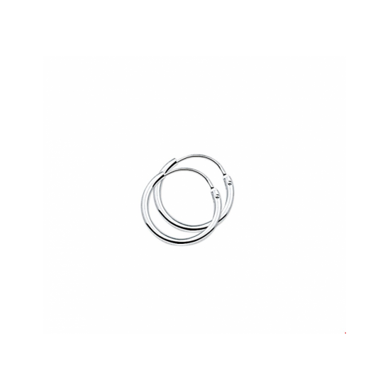 Zilver oorringen 15mm x 1.3mm - 619207