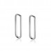 ZINZI zilveren oorbedels paperclip glad 28mm ZICH2416 - 618721