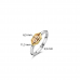 Ti Sento Ring Verguld 12312NU - 618776