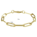 14krt gouden CFE armband vierkante buis 19cm 5,5 mm - 618814