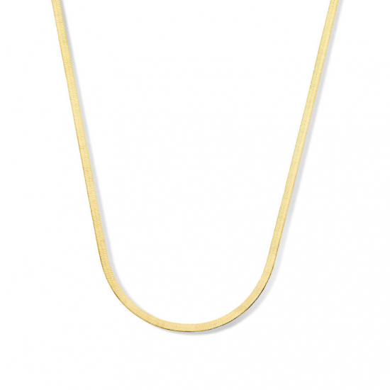 Monzario 14krt gouden collier serpentine 45cm 2.8mm - 618837