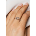 ZINZI zilveren ring open hart, bezet met witte zirconia's in band ZIR1755 - 618905
