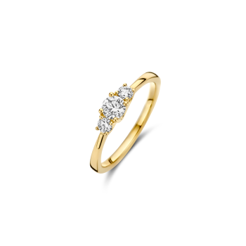 Blush Lab Grown Ring Trinity 1x0.30crt 2x0.10crt G SI - 619010