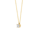Blush Lab Grown Collier 4-poots chaton hanger 0.30crt G SI - 619017