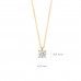 Blush Lab Grown Collier 4-poots chaton hanger 0.30crt G SI - 619017