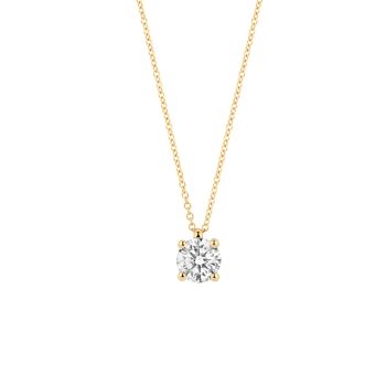 Blush Lab Grown Collier 4-poots chaton hanger 0.45crt G SI - 619018