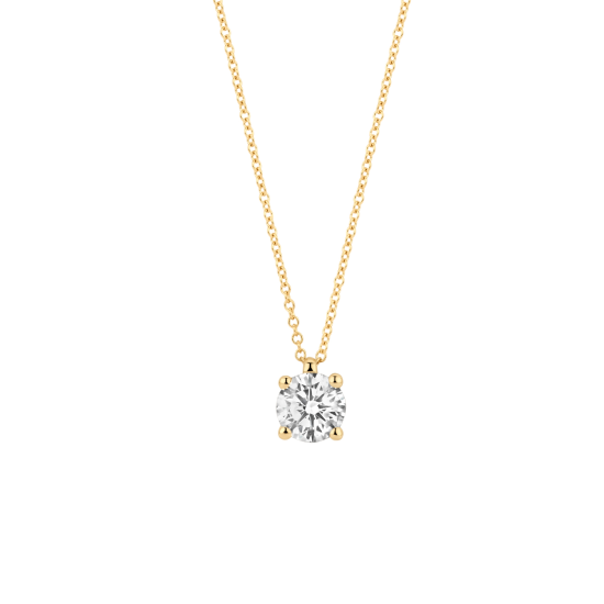 Blush Lab Grown Collier 4-poots chaton hanger 0.45crt G SI - 619018