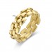 14krt gouden ring flexibele schakel (S405) - 619043