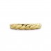 14krt gouden ring gedraaid (S276) - 619052