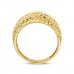 14krt gouden ring gediamanteerd (S396) - 619053