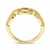 14krt gouden ring schakel (S413) - 619054