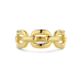 14krt gouden ring schakel (S413) - 619054