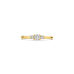 Blush Lab Grown Ring Trinity 1x0.20crt 2x0.06crt G SI - 619093
