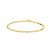 14krt gouden armband staafjes 19.5cm 1,9mm - 619749