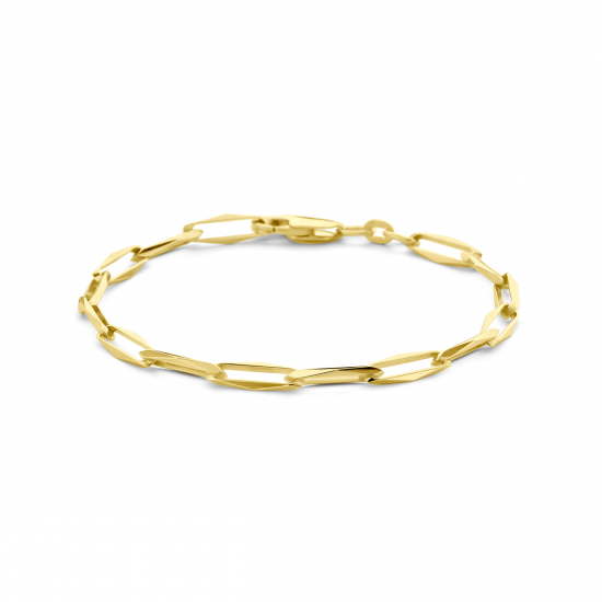 14krt gouden CFE armband 18.5cm 4.5mm massief - 619236