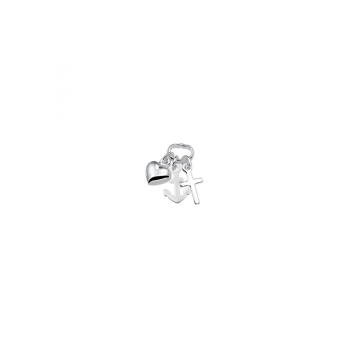 Zilveren hanger geloof, hoop en liefde 7,5 mm - 621264