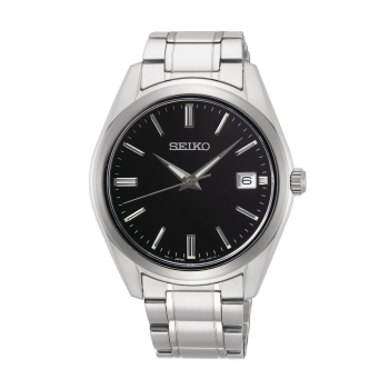 Seiko Staal Zwart 100mtr SUR311P1 - 620233