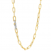 Ti Sento Collier Verguld 34024SY/48 - 619296