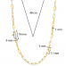 Ti Sento Collier Verguld 34024SY/48 - 619296