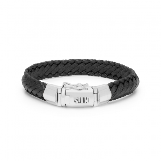 S!LK Armband Leather 760BLK - 619421