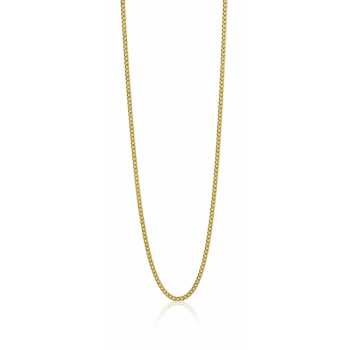 ZINZI zilveren collier gourmet verguld 60cm ZILC-G60G - 619426