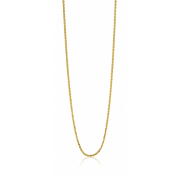 ZINZI zilveren collier palmier 60cm verguld ZILC-P60G - 619428