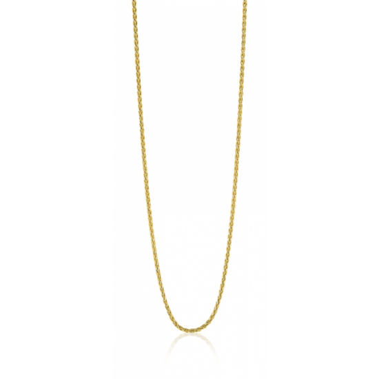 ZINZI zilveren collier palmier 60cm verguld ZILC-P60G - 619428