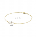 Jackie 14krt gouden armband Double Heart - 619488