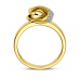 14krt gouden ring knoop met diamant 0.11ct H SI - 619550