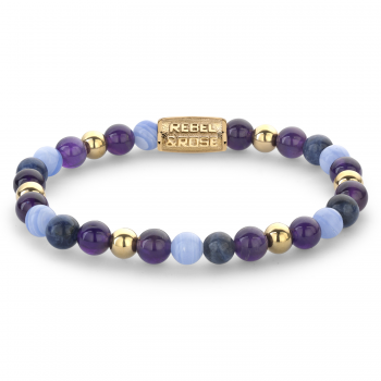 Rebel & Rose Jewelry Bracelet Are Violets Blue 60109-G - 619594