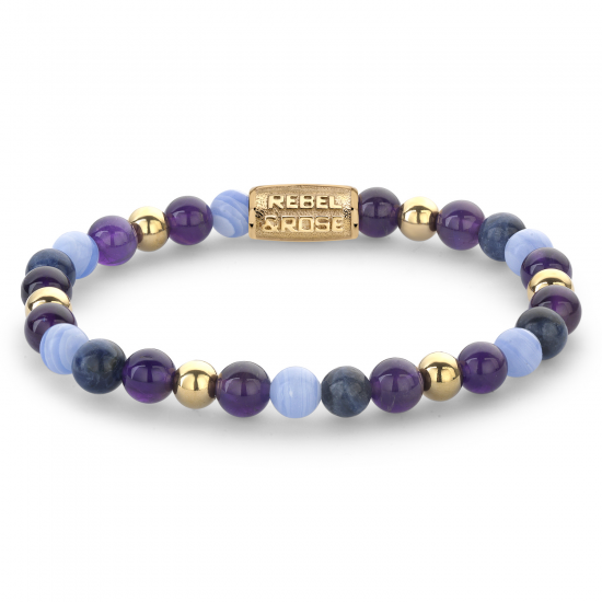 Rebel & Rose Jewelry Bracelet Are Violets Blue 60109-G - 619594