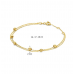 Jackie 14krt gouden armband Double Bubble JKB23.351 - 619678