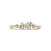 14krt gouden ring met diamant 0.21ct H SI - 619753