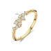 14krt gouden ring met diamant 0.21ct H SI - 619753