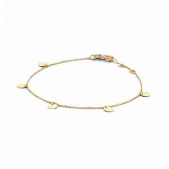 Jackie 14krt gouden armband Discs - 619791