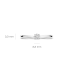 Blush Lab Grown Ring solitair 4-poots chaton 0.15crt G SI witgoud - 619868