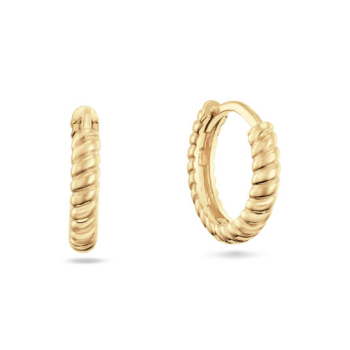 Jackie 14krt gouden creolen Cap Ferrat Hoops JKE25.516 - 620088