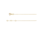 Jackie 14krt gouden collier Grimaldi white topaas JKN25.511 - 620100