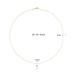 Jackie 14krt gouden collier Grimaldi white topaas JKN25.511 - 620100