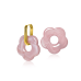 ZINZI oorbedels bloem 26mm roze kunststof ZICH2720BA - 620110