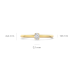 Blush Lab Grown Ring ovaal 1-0.15crt LG1028Y - 620119