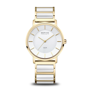 Bering Watch Woman Solar Ceramic Gold 19535-714 - 620138