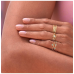 Jackie 14krt gouden ring Grimaldi White Topaz - 620140