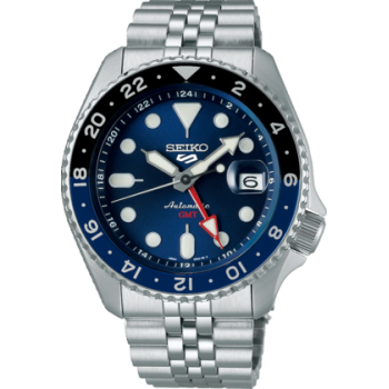 Seiko 5 Sports Automatic SS Staal Blauw SSK003K1 - 620221