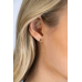 ZINZI zilveren oorknopjes hart verguld ZIO2365G - 620284