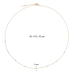 Jackie 14krt gouden collier Let's Celebrate - 620290