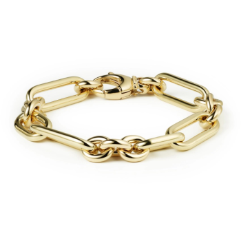 Monzario 14krt gouden armband 20.5cm 10.5mm - 620325