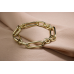 Monzario 14krt gouden armband 20.5cm 10.5mm - 620325