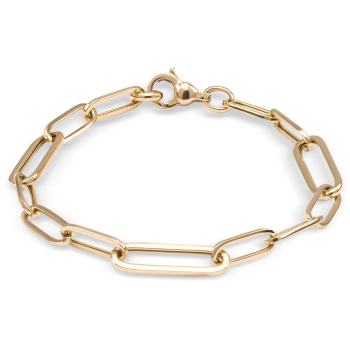 Monzario 14krt gouden armband 19cm 7mm - 620326